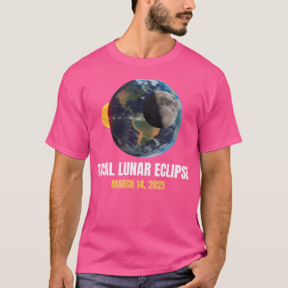 Totale Mondfinsternis 2025 Blutmond 14. März Eclip T-Shirt