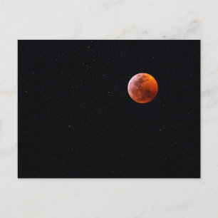 Totale Mondfinsternis Blood Moon Big Island Hawa Postkarte