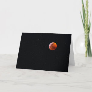 Totale Mondfinsternis Blood Moon über Big Island H Karte