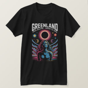 Totale Sonnenfinsternis 12. August 2026 Grönland T-Shirt