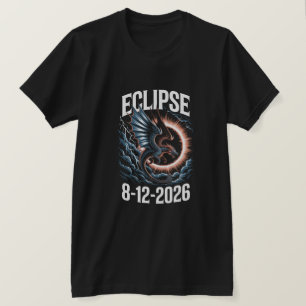 Totale Sonnenfinsternis 12. August 2026 Historisch T-Shirt