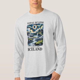Totale Sonnenfinsternis 12. August 2026 Island T-Shirt
