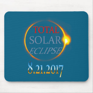 Totale Sonnenfinsternis 2017 Mousepad