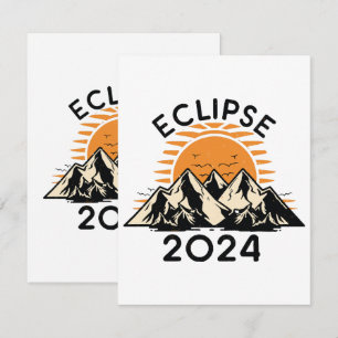 Totale Sonnenfinsternis 2024 RSVP Karte