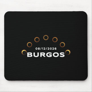 Totale Sonnenfinsternis 2026 Burgos Spanien Totali Mousepad