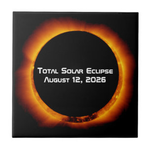 Totale Sonnenfinsternis 2026 Fliese
