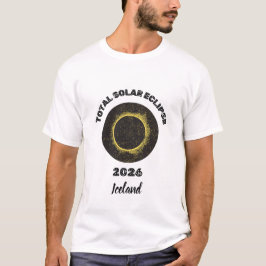 Totale Sonnenfinsternis 2026 Herren T-Shirt T-Shir