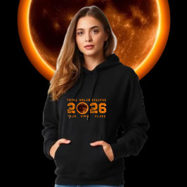Totale Sonnenfinsternis 2026 Hoodie