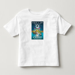 Totale Sonnenfinsternis 2026 in Island - T-Shirt