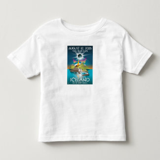 Totale Sonnenfinsternis 2026 in Island - T-Shirt