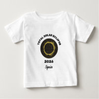 Totale Sonnenfinsternis 2026 Totalität Baby T-Shir