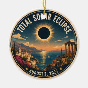 Totale Sonnenfinsternis 2027 Keramik Ornament