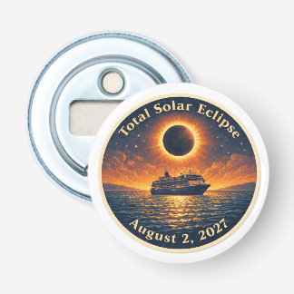 Totale Sonnenfinsternis 2. August 2027 Kreuzfahrts Flaschenöffner