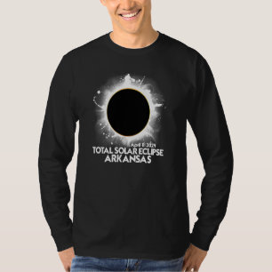 Totale Sonnenfinsternis Arkansas 2024 Amerikanisch T-Shirt