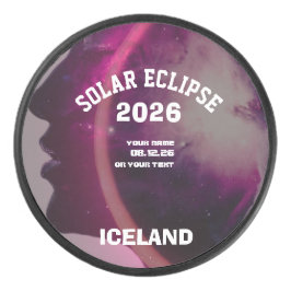 Totale Sonnenfinsternis August 2026 Text personali Eishockey Puck