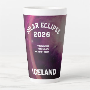 Totale Sonnenfinsternis August 2026 Text personali Milchtasse