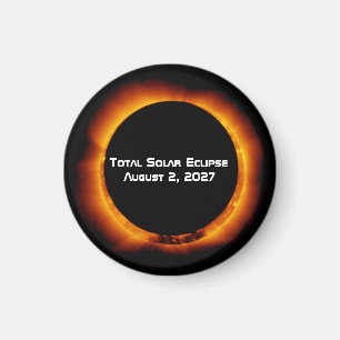 Totale Sonnenfinsternis des Jahrhunderts 2027 Magnet