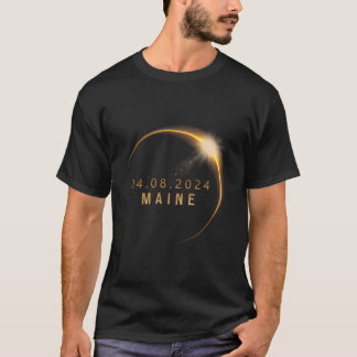 Totale Sonnenfinsternis in Maine am 8. April 2024 T-Shirt