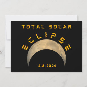 TOTALE SONNENFINSTERNIS MOND SONNE ERDE EINLADUNG