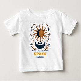 Totale Sonnenfinsternis Spanien August 2026 Baby T-shirt