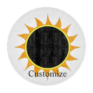 Totale Sonnenfinsternis Thunder_Cove Schneidebrett