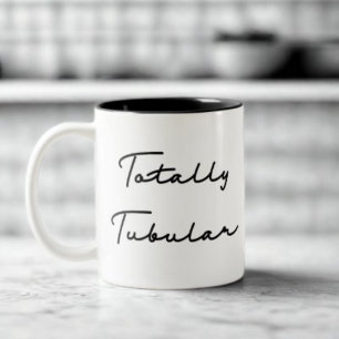 Totale Zitat Zweifarbige Tasse