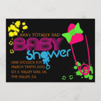 TOTALEMENT BÉBÉ (années 80) INVITATION