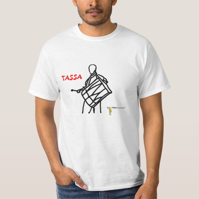 Totalement rouge de T-shirt de Trini Tassa (Devant)