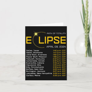 Totalité Chemin 2024 Eclipse Carte Total Eclipse A