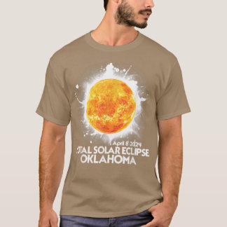 Totality Oklahoma 2024 American Total Solar Eclips T-Shirt
