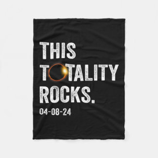 Totality Rocks Funny Total Solar Eclipse 8. April Fleecedecke
