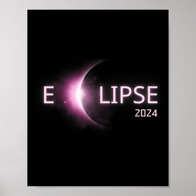 Totality Solar Eclipse 2024 Total Solar Eclipse 4. Poster (Vorne)