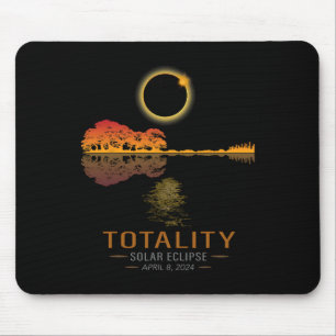 Totality Spring 4 08 24 Total Solar Eclipse Gitarr Mousepad