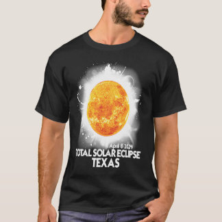 Totality TEXAS 2024 Total Solar Eclipse America T-Shirt