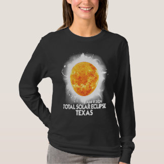 Totality TEXAS 2024 Total Solar Eclipse America T-Shirt