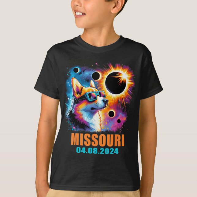 Totality Total Solar Eclipse 2024 T-Shirt (Vorderseite)