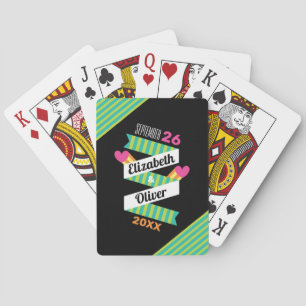 Totally 80er Wedding Spielkarten