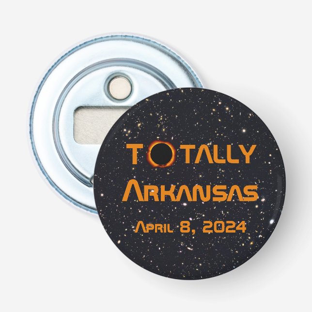 Totally Arkansas 2024 Solar Eclipse Flaschenöffner (Vorderseite)