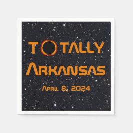 Totally Arkansas 2024 Solar Eclipse Serviette