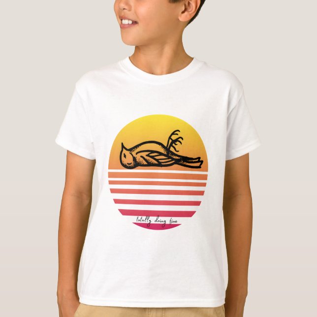 totally doing fine thanks for asking mood T-Shirt (Vorderseite)