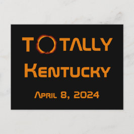 Totally Kentucky 2024 Solar Eclipse Postkarte