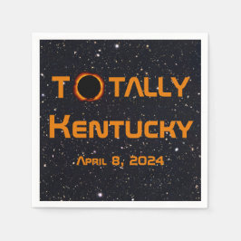 Totally Kentucky 2024 Solar Eclipse Serviette