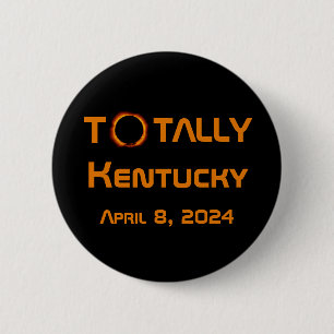 Totally Kentucky 2024 Sonnenfinsternis Button