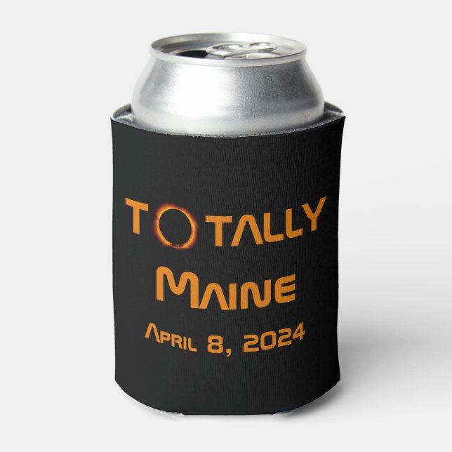 Totally Maine 2024 Solar Eclipse Dosenkühler (Kanne Vorderseite)