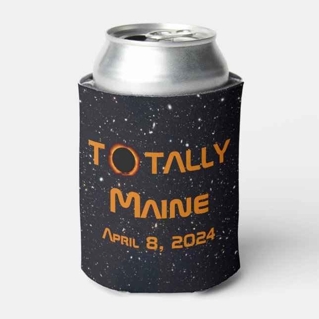 Totally Maine 2024 Solar Eclipse Dosenkühler (Kanne Vorderseite)