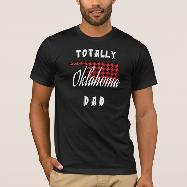 TOTALLY OKLAHOMA VATER Buffalo Kariert Staat T - S T-Shirt (Vorderseite)