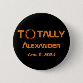 Totally Personal 2024 Solar Eclipse Button