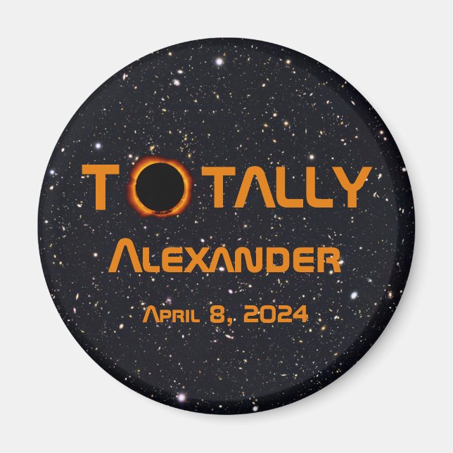 Totally Personal 2024 Solar Eclipse Magnet (Vorne)