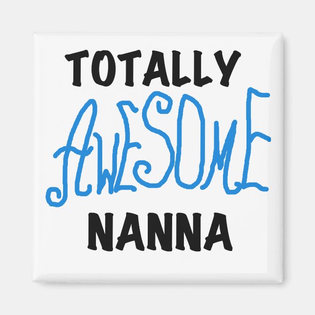Totally Phantastisch Nanna Blue T - Shirt and GIft Magnet (Vorne)