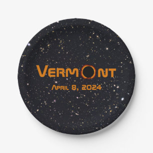 Totally Vermont 2024 Solar Eclipse Pappteller